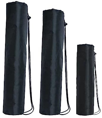 Leewoth 3 x Campingstuhl-Ersatztasche, Tragetasche, große Mundtasche, Aufbewahrungstasche für Outdoor-Camping, Nylon-Stativ-Tragetasche, Aufbewahrungstasche (111,8 cm, 88,9 cm, 50,8 cm)