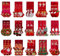 Magnet Magnetische Lesezeichen,30 Stück Weihnachten Magnetische Lesezeichen,Lesezeichen-Clips,Magnetic Markings, Magnetische Seiten Markierungen,Magnet Lesezeichen Kinder.