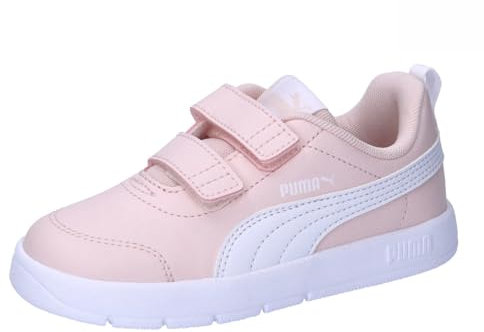 PUMA Courtflex V3 V Inf, Sneaker Unisex bebé, Island Pink White, 26 EU