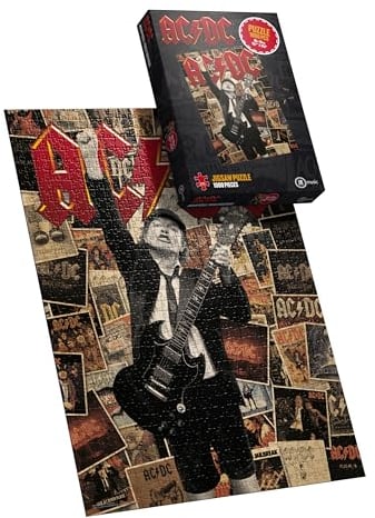GB EYE Music - AC/DC Puzzle 1000 Teile Angus Collage