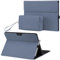 HYZUO Housse Coque pour Surface Pro 11 2024, Surface Pro 10 2024, Surface Pro 9 2022, Folio Stand avec Porte Stylet, Vue d'angle Multiples, Compatible avec Le Clavier Type Cover, Bleu Haze