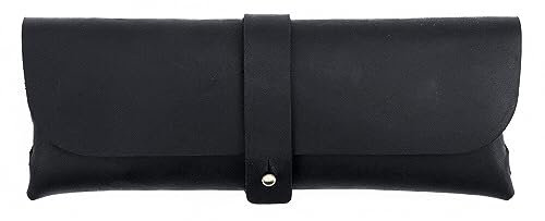 Federmäppchen Aus Leder Im Vintage-Stil, Stifttasche Für Herren, Tragbar, Sonnenbrillenetui Aus Rindsleder, Große Aufbewahrungstasche Für Schreibwaren, Für Zuhause Und Büro