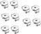 XUEQXYYF 5 Pairs Earring Backs Replacement Secure Ear Locking 925 Sterling Silver Butterfly Earring Backs for Women and Girls (5)
