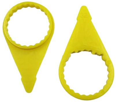200Pcs Checkpoint Allentato Ruota Dado Indicatore per 32mm 33mm Dadi Alta Visibilità Giallo Indicatore di Controllo Ruota