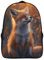 FSHAOETCO Fox Schulrucksack Mädchen Teenager Schultasche Großen Rucksack Schule Trekking Rucksack Rucksack Wasserdicht Für Schule Reise Schulranzen 40x28x16cm