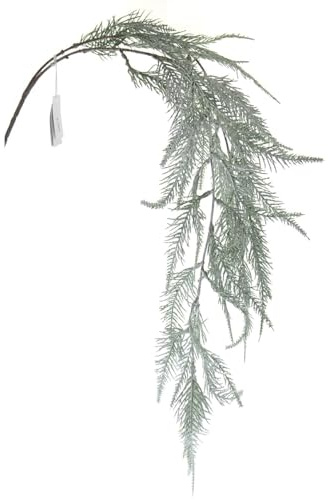 Gasper Weihnachtsdeko Farnzweig Grün beschneit 101 cm - Kunstpflanzen