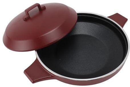 Aoveew Pentola Vintage in Lega di Alluminio Pentola Leggera, Antiaderente e Multifunzionale in Metallo per la Cucina Tradizionale Cinese