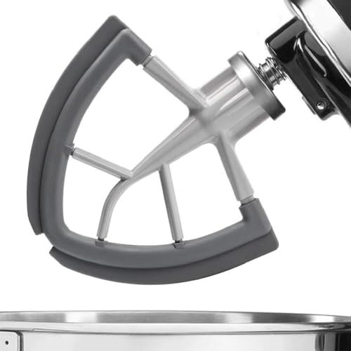 Batteur à Bord Flexible pour KitchenAid – Silicone Double Face, Accessoire idéal pour un Mélange Parfait et Sans Effort (4,5 à 5 Litres)