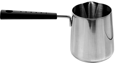 Cabilock Tiefer Kochtopf Mit Topfrand Soßentopfgriff Aus Edelstahl Topf Mit Antihaftbeschichtung Ideal Für Öle Und Soßen