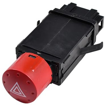 CANTONDZ Warnblinkschalter Taster Warnblinkschalter Blinkerrelais Warnblinker Warnblinklicht Schalter Kompatibel mit Audi TT MK1 8N 1998-2006 8N0941509B