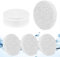 25 Pcs Facial Sponges,Face Sponges Cleansing,Compressed Face Cleansing Sponge Cellulose Face Sponge For Men Women Massage Makeup Removal(white)
