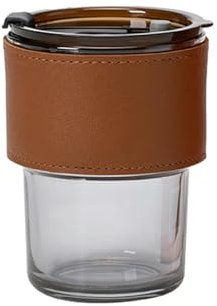 400Ml/13.5oz glass, portable milk coffee cup - straw cup