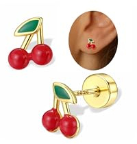 FIOROYAL Ohrstecker Silber 925 für Damen, Hypoallergen Ohrringe Mädchen | Ohrringe Silber 925 Stecker Kleine Blumen Schmetterling Zirkon Ohrringe Kinder Schmuck Geschenke für Mädchen