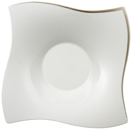 Villeroy & Boch New Wave Premium Coupelle à fruits Bordure platine 35 x 35 cm