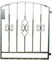 Gartentor Karat klein, Stichbogen 1100x960 mm