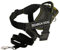 Dean and Tyler Set – EIN Hundegeschirr, Suchhund, gelber Rand, XXS (45,7 cm - 55,9 cm) + eine gepolsterte Welpenleine, 1,8 m Edelstahlverschluss, Schwarz