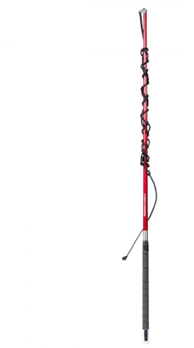 HORZE Tunis Longierpeitsche aus Carbon, Rot, 180