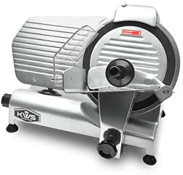 KWS Commercial 320W 10-inch Electric Meat Slicer Frozen Meat