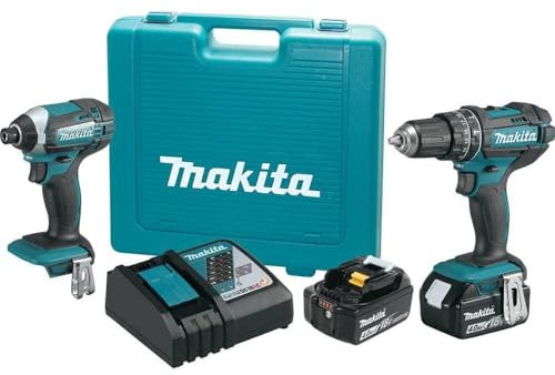 Makita BL1840 DC18RD 2 x 4.0Ah Batteries and Twin Charger Kit