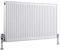 Milano Compact White Type 21 Horizontal Double Panel Plus Convector Radiator - 600mm x 1000mm