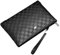 Aideal Elegante Herren-Clutch, schwarze Handtasche mit Reißverschluss, für Arbeit/Reise/Freizeit, 26,5 x 17,5 cm, Schwarz , 26.5*17.5cm*2,5 cm/11,6*6,1*0,9 pollici