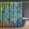 INVIN ART Badezimmer-Duschvorhang-Set mit Haken, Irises von Vincent Van Gogh, Home Art Paintings, Bilder für Badezimmer