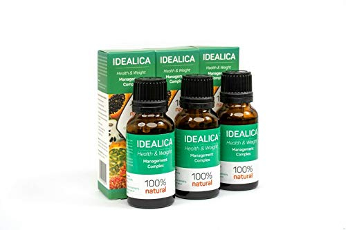 Set de 3 Idealica Perte de poids 100% naturelles gouttes 3x20ml