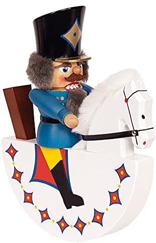 Rudolphs Schatzkiste Nussknacker Reiterlein, blau BxHxT 25x29x11cm NEU Nusknacker Holzfigur Weihnachtsfigur