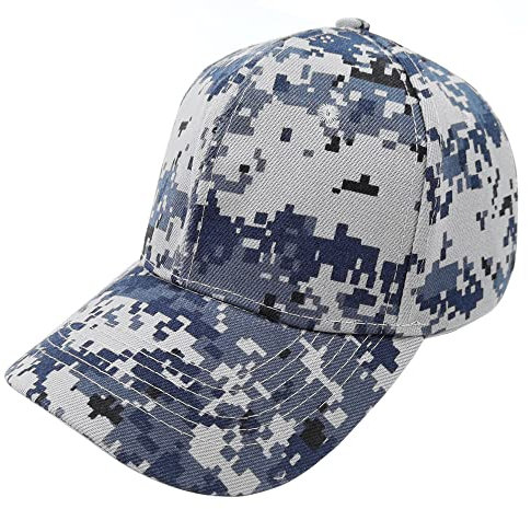 Baseballkappen，Camouflage Baseball Cap Adjustable Taktisch Baseballmütze für Camping Paintball Jagd Camping Wandern Schießen Jungle Forest Sport im Freien Unisex