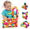 COSTWAY 88 STK. Magnetkugel & Stäbe, pädagogisches Puzzlespielzeug aus hochwertigem ABS, bunt, geeignet für Kinder ab 3 Jahren
