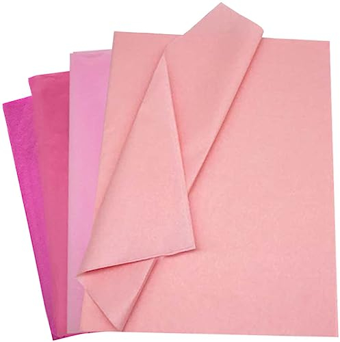 40 Blatt Geschenkpapier Seidenpapier,Rosa Bunt Serie 50x75cm Verpackungspapier Bastelpapier für Füller Blumen Kunsthandwerk Geburtstag Hochzeits Dekoration und Geschenkverpackungen Tissue Paper