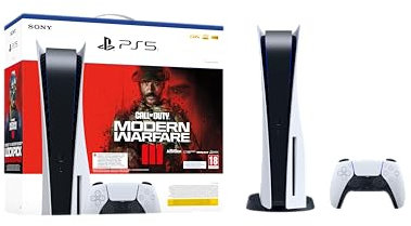 SONY Console Playstation 5 PS5 ED. White con Lettore + Gioco Call of Duty MW 3