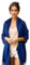 LA FERANI Sommerschal Damen Kaschmirschal extra dünn Halstuch Stola 200x70 dunkel blau Umschlagtuch leicht durchsichtig Sommer Strandtuch Business Style Hochzeit Geschenk für Sie