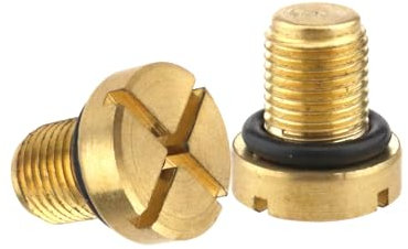 OTOTEC Tornillo de Purga del Tanque de Refrigerante Tornillo de Ventilación de Purga de Manguera del Radiador & Junta Tórica de Goma de Repuesto para Piezas de Automóvil 17111712788