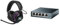JBL Quantum 910 Over-Ear Gaming Kopfhörer & TP-Link TL-SG105 5-Ports Gigabit Netzwerk Switch