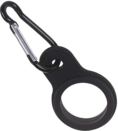 Mousqueton pour bouteille d'eau, porte-anneau pour bouteille d'eau - Clip de transport de bouteille en silicone portable,Accessoire de sac à dos mains libres et léger pour les activités de plein air,