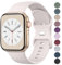 Wanme Cinturino Per Apple Watch 40mm 44mm 38mm 41mm 42mm 45mm 46mm, Cinturini Sportivo in Silicone per Apple Watch iwatch Se Ultra Series 10 9 8 7 6 5 4 3 2 1 per Donna Uomo