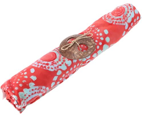 GURU SHOP Bali Sarong, Wickelrock, Pareo, handgefertigt | 100% Viskose, blickdicht, vielseitig tragbar, als Kleid oder Dekoration, beidseitig verwendbar, individuelle Geschenkidee