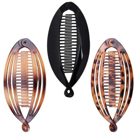 3 pinzas para el pelo grueso, pinzas para plátanos, pinzas para el pelo, pinzas de plátano, pinzas para el pelo, pinzas pequeñas para plátanos, pinzas para plátanos, para finas, rubias y rizadas