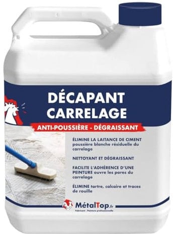 Metaltop - Decapant Carrelage - Incolore - RAL Incolore - Pot 1 L