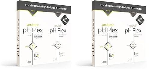 pH Plex 1 & 2 – Schutz & Reparatur | Friends Kit für Dich und Deine Freunde | schützt das Haar während des Färbens/Bleichens | repariert geschädigtes Haar | geeignet für alle Haartypen (Packung mit 2)