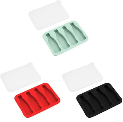 3pcs 3D Coca-Cola Forma di Bottiglia Cubetti di Ghiaccio Vassoio Food Grade Silicone Ice per Unico Bevanda Presentazione Strumento Cucina