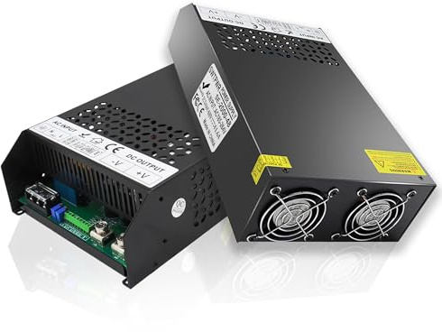 Upgrade Trafo DC48V 42A 2000W Netzteil Schalternetzteil 230V AC auf DC Netzteil 48Volt Transformator Industriell für LED Lichtleiste CCTV Sicherheitssystem Radio SMPS 110V/220V (DC48V-42A-2000W)