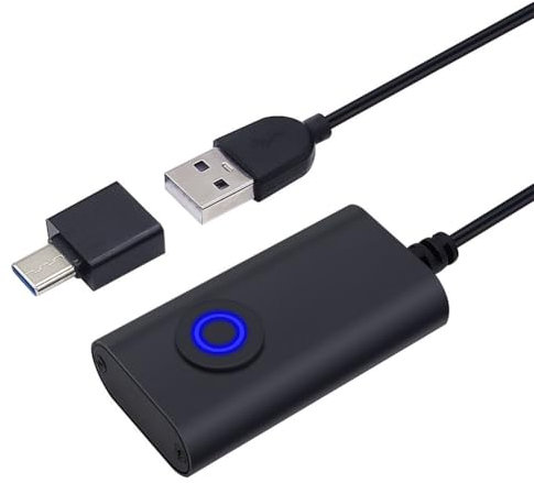 Breeshy 2 in 1 Mouse Wiggler Shaker USB Type-C Mouse Jiggler con Interruttore On/off Drive Free Automatic Mouse Shaker