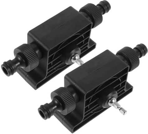 HOMSFOU 2pcs Drill Powered Water Pump Mini Hand Drill Pump for Light Liquids Transfer for Fresh Water Oil Gasoline Compact and Durable Design