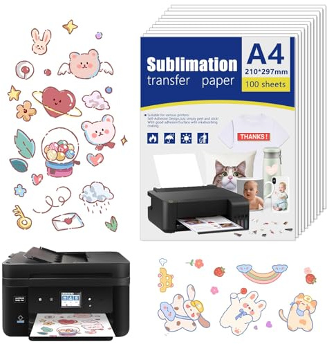 Hochwertiges bedruckbares Vinyl-Aufkleberpapier 30 Blatt Wasserfester Vinylaufkleber – Bedruckbares Aufkleberpapier für Inkjetdrucker und Laserdrucker