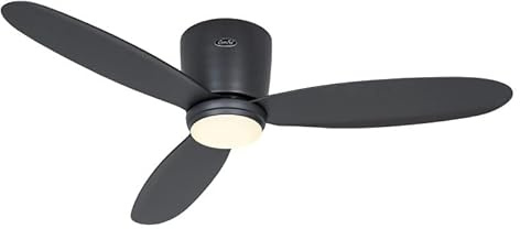 CasaFan Deckenventilator ECO PLANO II 112, Basaltgrau mit WLAN und Licht