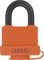 Abus 49974 - Candado intemperie (latón, 35 mm, moderno) color naranja