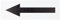 Arrow Right Door Sign 300mm x 100mm - Rigid Plastic
