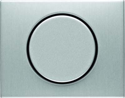 Tapa central con mando rotativo para regulador rotativo, K.5, aluminio